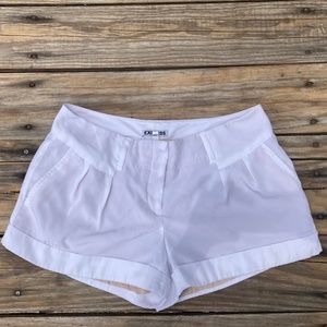Express White Chino Shorts
